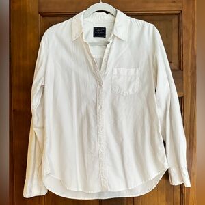 Fitted White AF Button Up